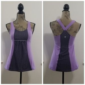 Colosseum purple sports workout tank